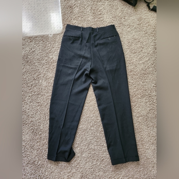 Bernard Zins Men's Black DressPants Size 32 - Picture 4 of 4